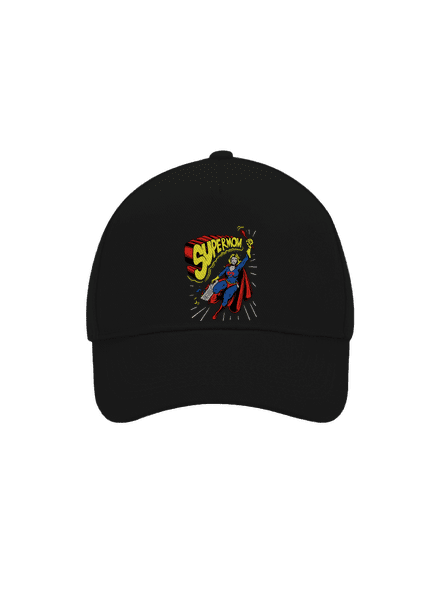 Supermom baseballsapka Black