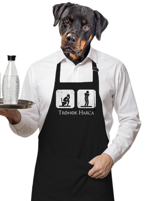 Trónok Harca kötény Black