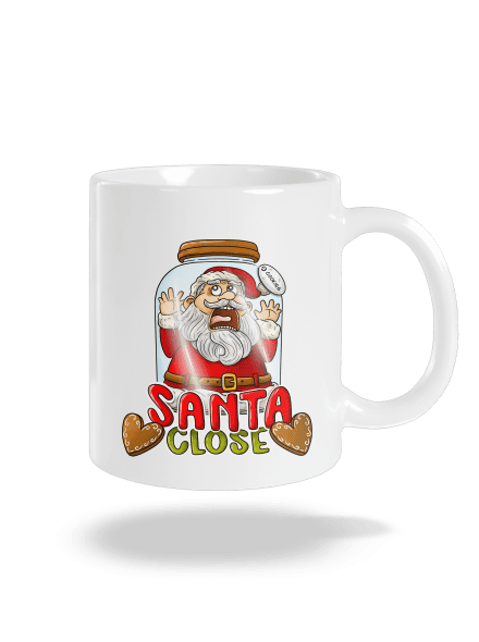 Santa Close hagyományos bögre White