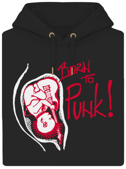  unisex prémium pulóver Dark Black