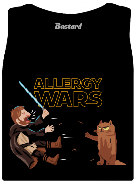 Allergy Wars klasszikus női trikó Black