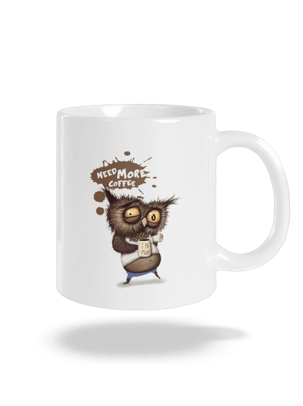 I need more coffee hagyományos bögre White