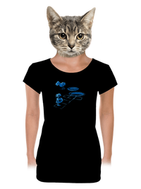 női póló elasztikus alsó szegéllyel