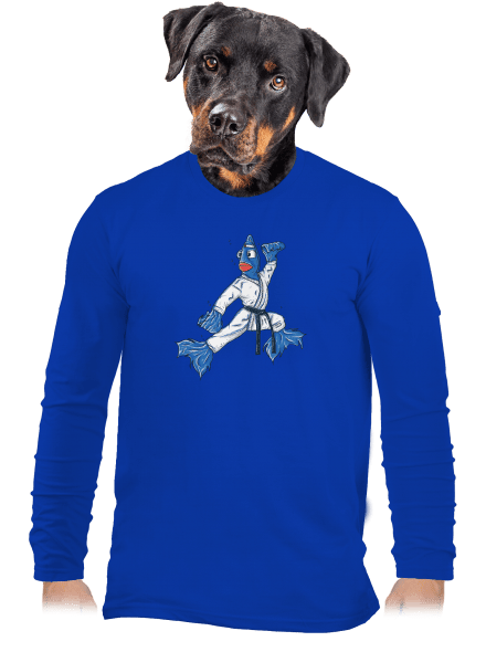  férfi hosszú ujjú póló Royal Blue