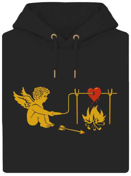  unisex prémium pulóver Dark Black