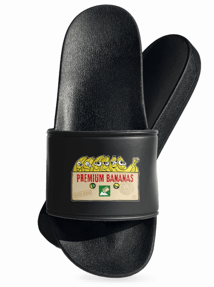 Premium Bananas papucs Black