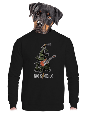Rockodile unisex crewneck Black