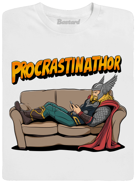 Procrastinathor gyerek póló White