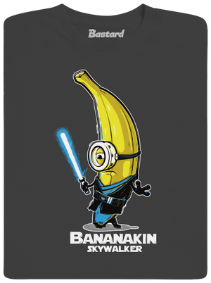 Bananakin Skywalker férfi hosszú ujjú póló Dark Grey