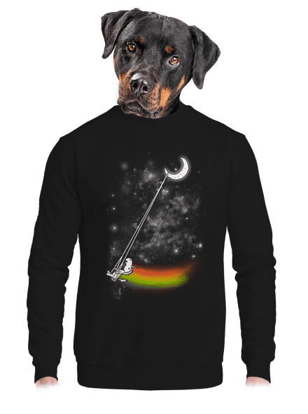 Unicorn universe unisex crewneck Black