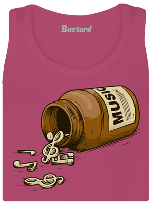 Music Pills klasszikus női trikó Magenta