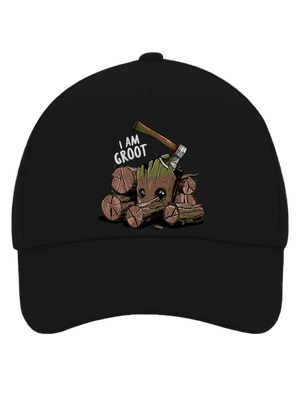 I Am Groot baseballsapka Black