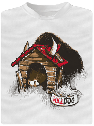 Bulldog gyerek sport póló White