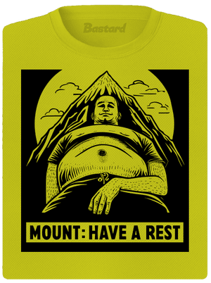 Mount have a rest női sportpóló Neon Yellow