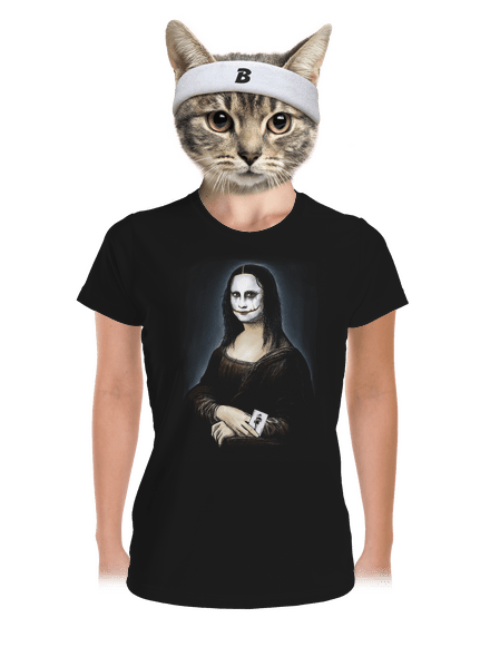 Mona Joker Lisa női sportpóló Black