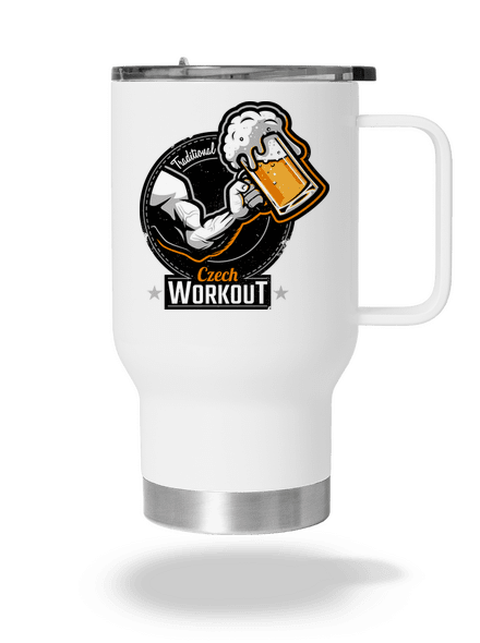 Czech workout termosz bögre White