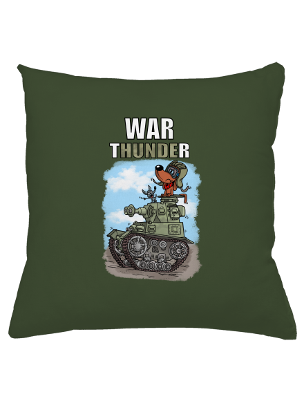 War Hunde párna Olive Green