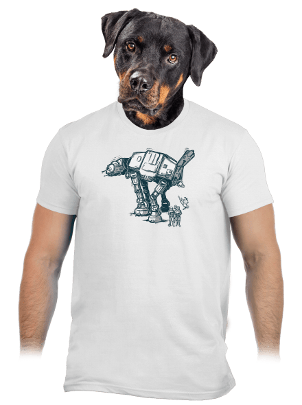 AT-AT férfi póló White