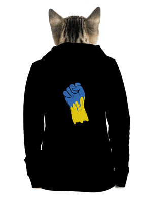  cipzáras női pulóver Black