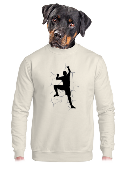 Hegymászó unisex crewneck Off White