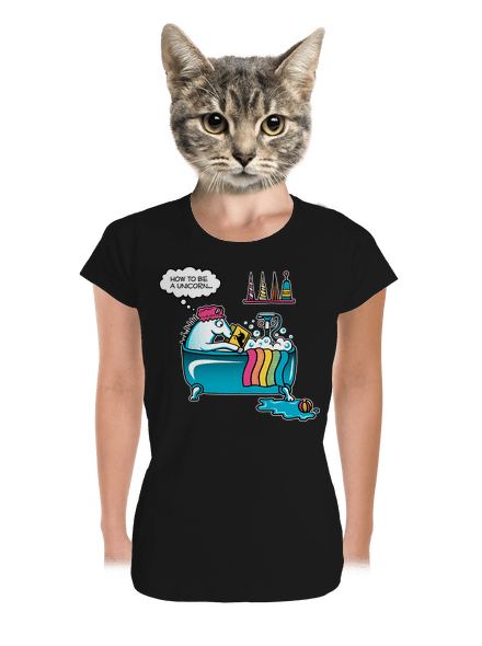 Mi kell az egyszarvúvá váláshoz prémium női póló Black