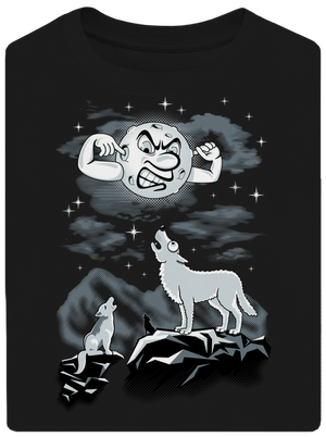 Farkas ária unisex túlméretezett póló Black