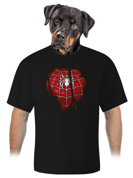 Spider inside unisex túlméretezett póló Black