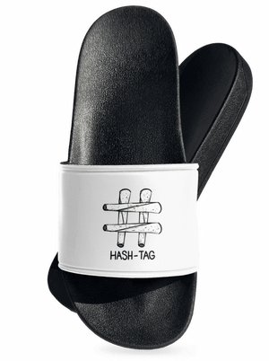 Hash tag papucs White