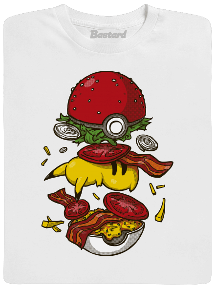 Pokémon burger gyerek póló White