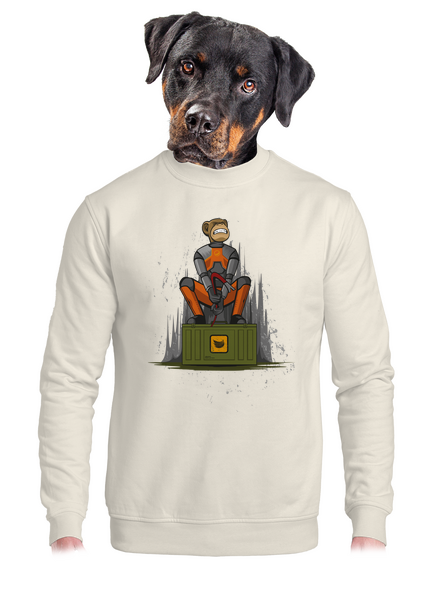 Ape-Life unisex crewneck Off White