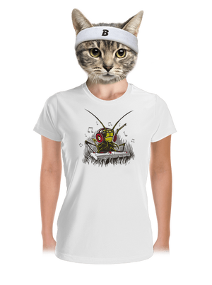 DJ tücsök női sportpóló White