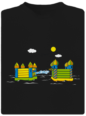 Castle Conquest  férfi sportpóló Black