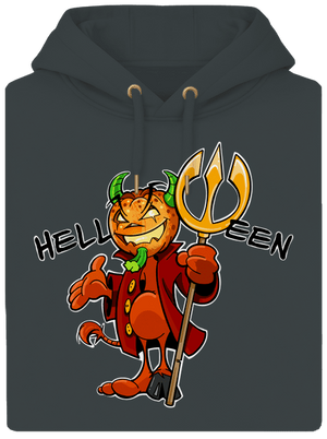 Helloween unisex prémium pulóver Charcoal