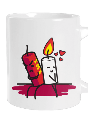 TNT nagy bögre White