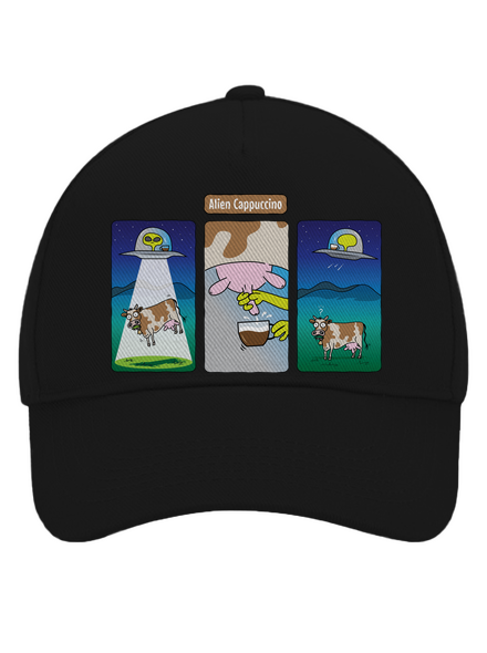 Alien Cappuccino baseballsapka Black
