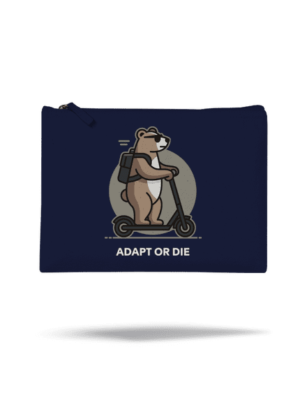 Adapt or die kis táska French Navy