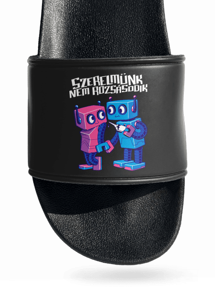 Robotok papucs Black