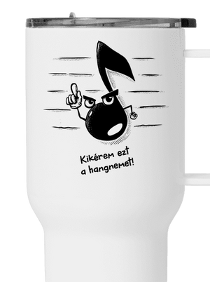 Hangnem termosz bögre White