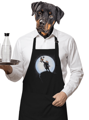 Minyon király kötény Black