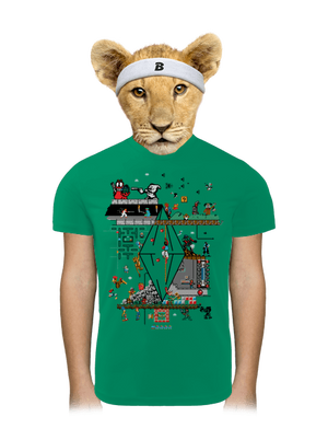 Veretés gyerek sport póló Kelly Green Mal