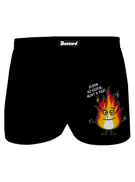 Olyan az eszem, mint a tűz! férfi alsó nadrág Black