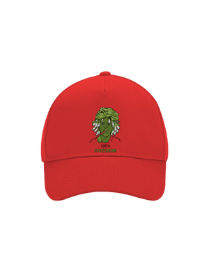 100% vegetáriánus baseballsapka Classic Red