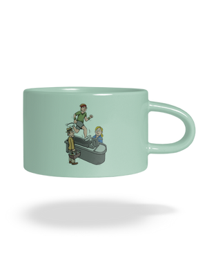 Taposómalom macaron bögre Mint Macaron