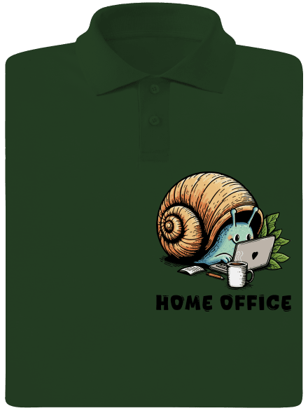 Sneka home office férfi pólóingek Bottle Green Mal