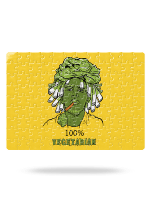 100% vegetáriánus kirakós White