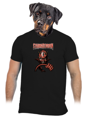Starmageddon férfi póló Black