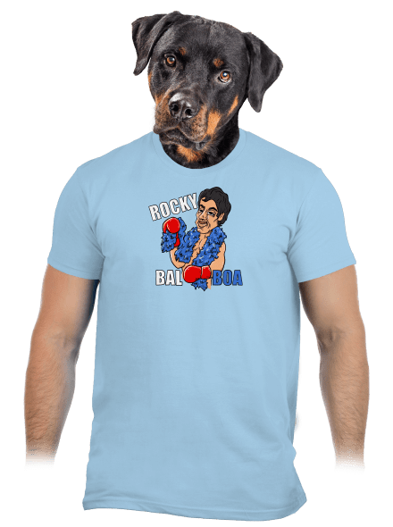 Rocky Bal boa férfi póló Sky Blue