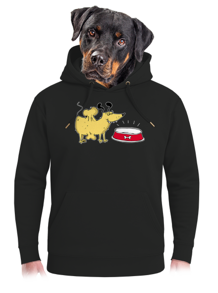 Csont unisex prémium pulóver Dark Black