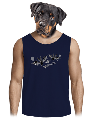 Batminton férfi trikó French Navy