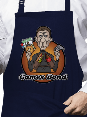 Games Bond kötény Navy